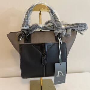 Danielle Nicole Women's Gray Adjustable Strap Alexa Mini Tote Crossbody Bags NWT